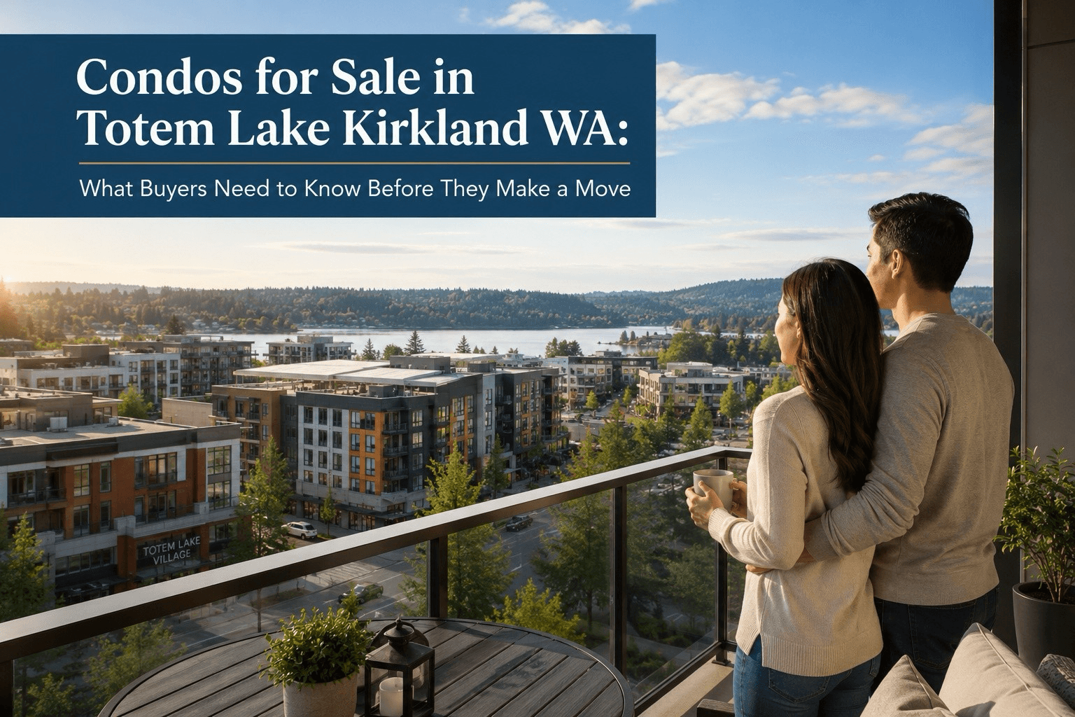 Totem Lake neighborhood condos in Kirkland WA near Village at Totem Lake retail corridor