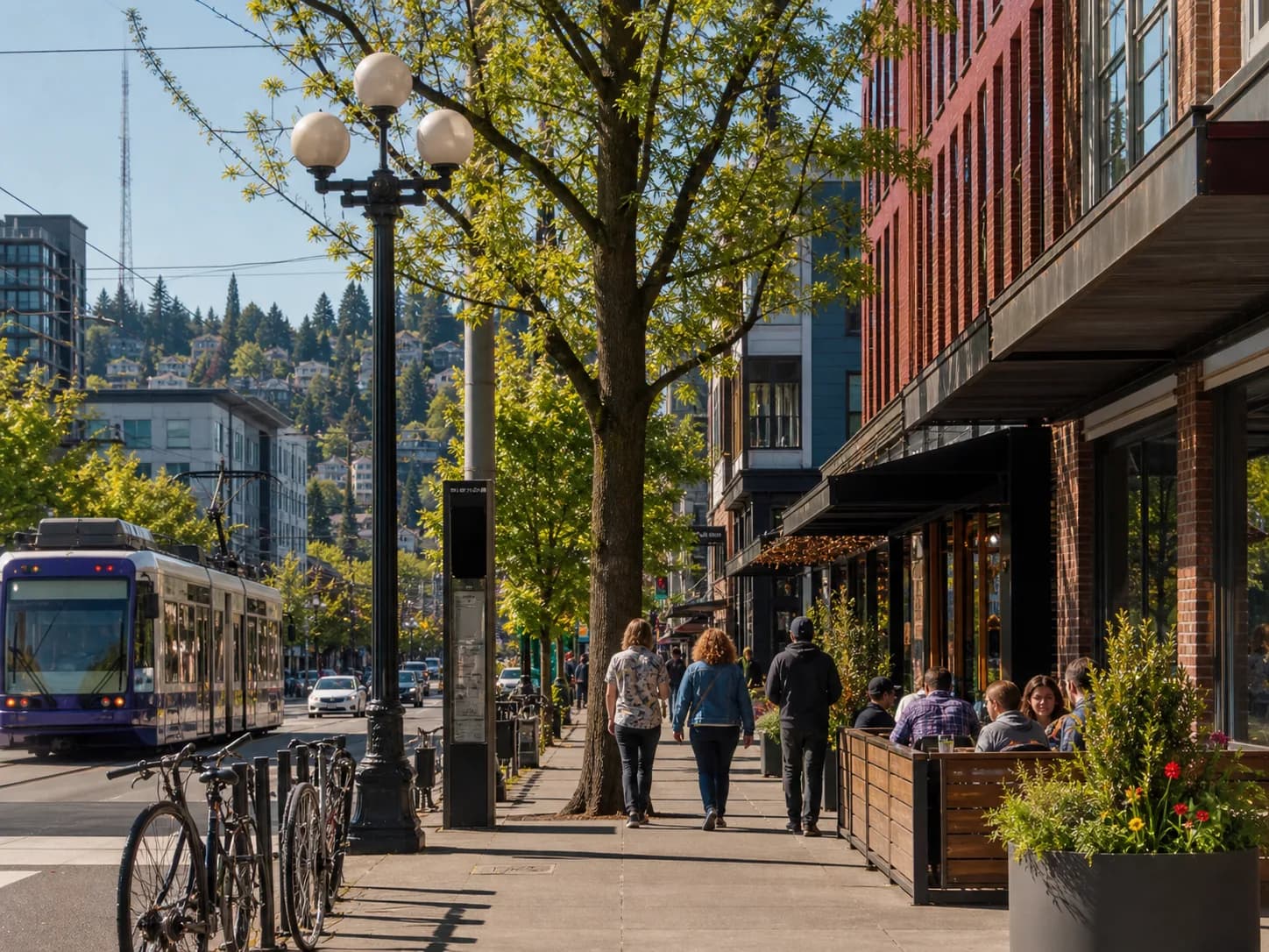 Capitol Hill Seattle restaurants music venues apartments and light rail neighborhood streets
