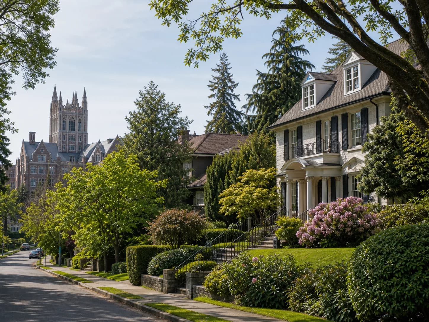Laurelhurst Seattle leafy residential streets near UW and University Village